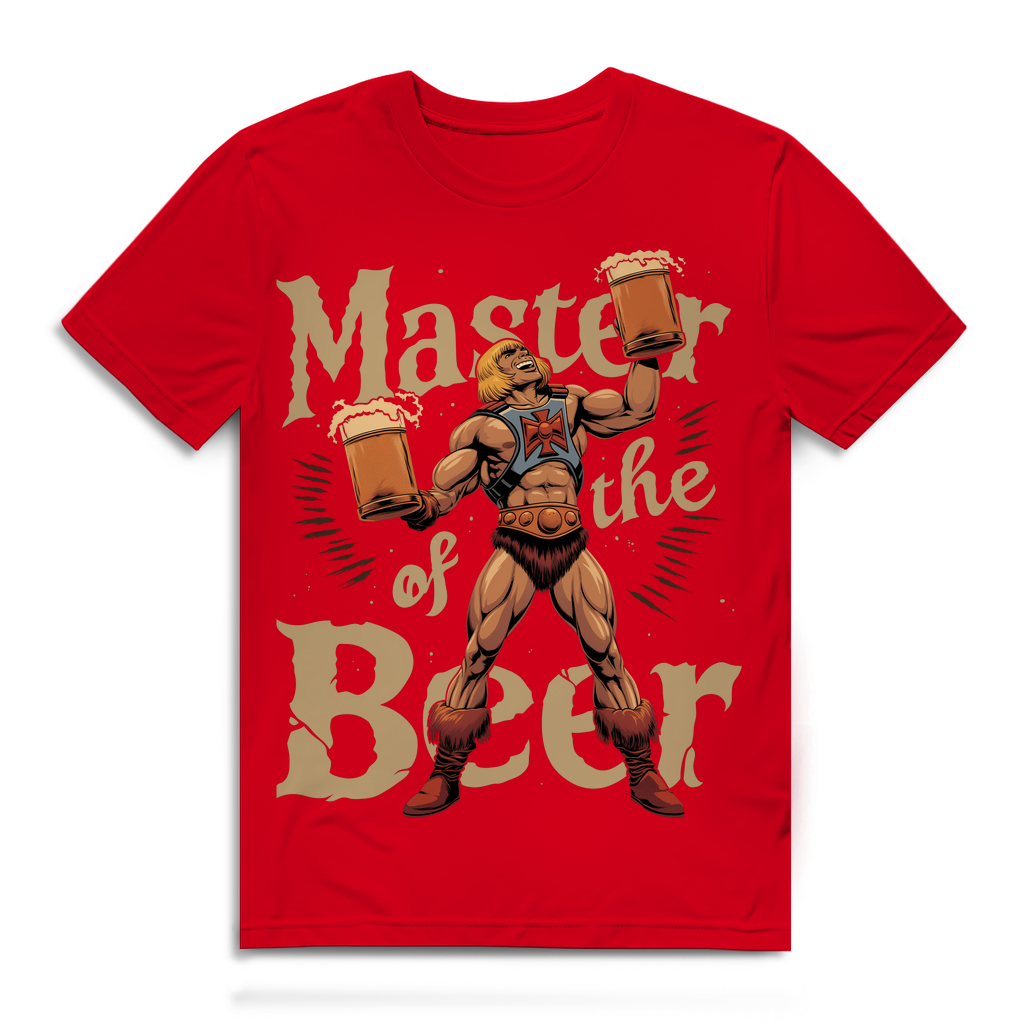 He-Man Master of the Beer - Herren Premium Bio T-Shirt Red
