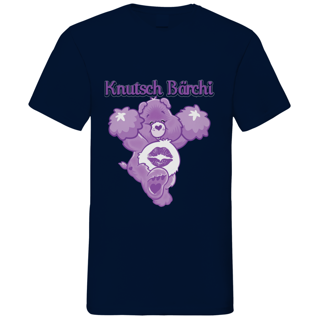 Knutsch Bärchi - Glücksbärchi - Herren V-Neck Shirt