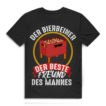 Cooles Herren Trinkshirt Der Bierbeiner ist bester Freund des Mannes Bio T-Shirt