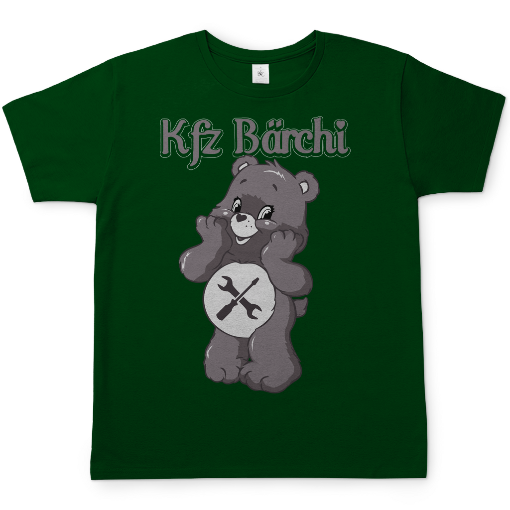KFZ Bärchi - Glücksbärchi - Herren Shirt Bottle Green