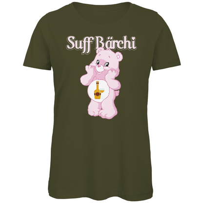 Suff Bärchi - Glücksbärchi - Damen Premium Bio T-Shirt Khaki