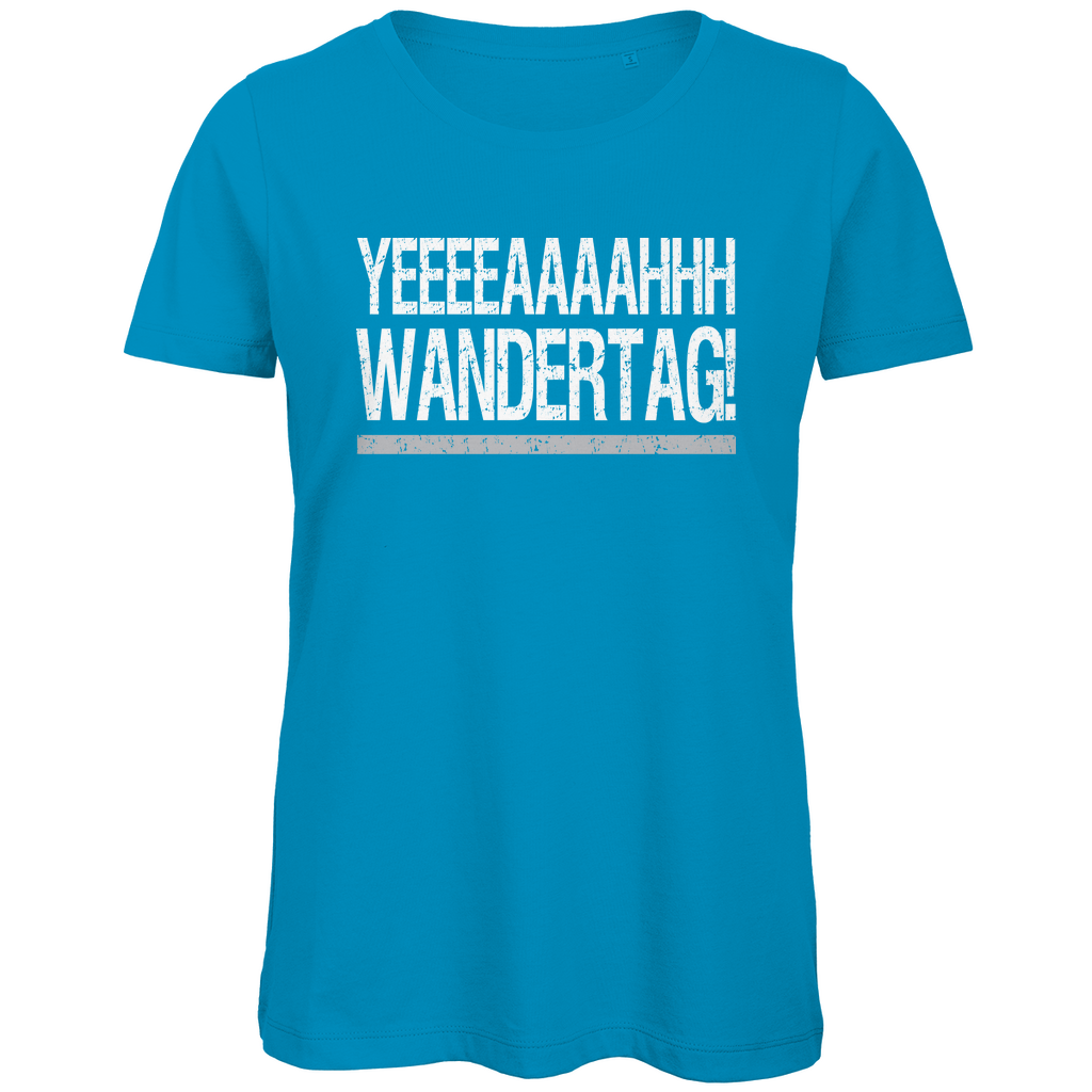 YEEEAH Wandertag! - Damen Premium Bio T-Shirt Atoll