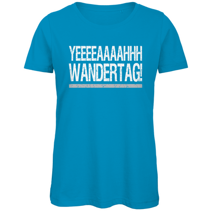 YEEEAH Wandertag! - Damen Premium Bio T-Shirt Atoll