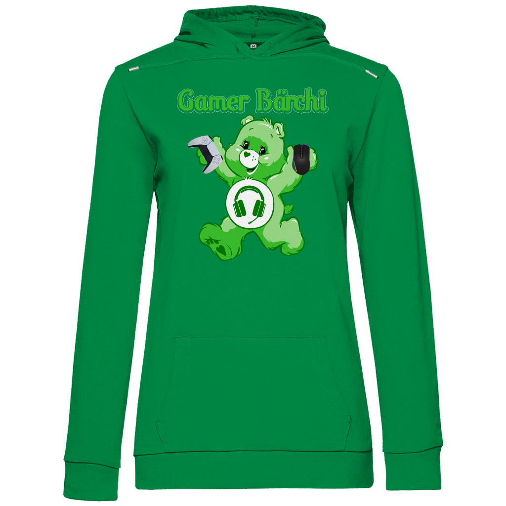 Gamer Bärchi - Glücksbärchi - Damen Hoodie Kelly Green XS