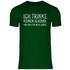 Ich trinke keinen Alkohol nur Bier für mich danke - Herren Shirt Bottle Green