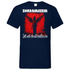 Strammsein Gott weiß ich will besoffen sein - Herren V-Neck Shirt Navy