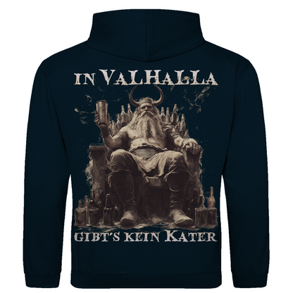 In Valhalla gibt´s kein Kater - Herren Hoodie New French Navy