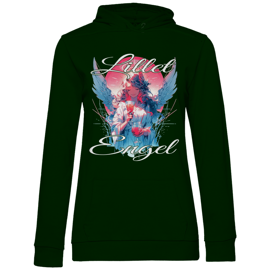 Lillet Engel - Damen Hoodie Forest Green