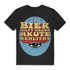 Bier hilft gegen akute Realität – Herren Funshirt mit Retro Bier Spruch Black