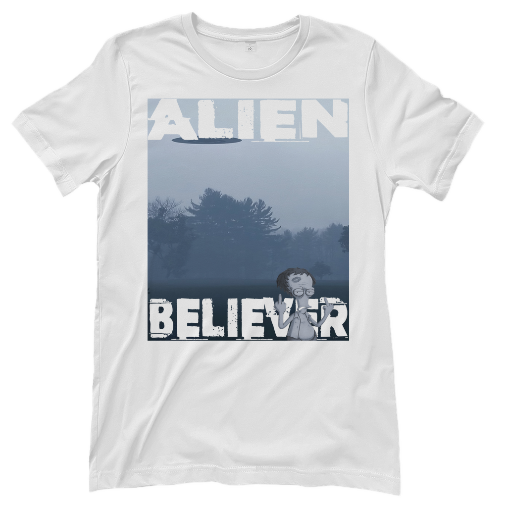 Alien Believer Roger - Damen T-Shirt White