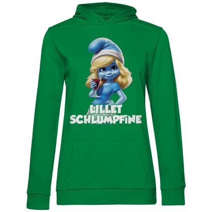 Lillet Schlumpfine Grafik - Damen Hoodie Kelly Green