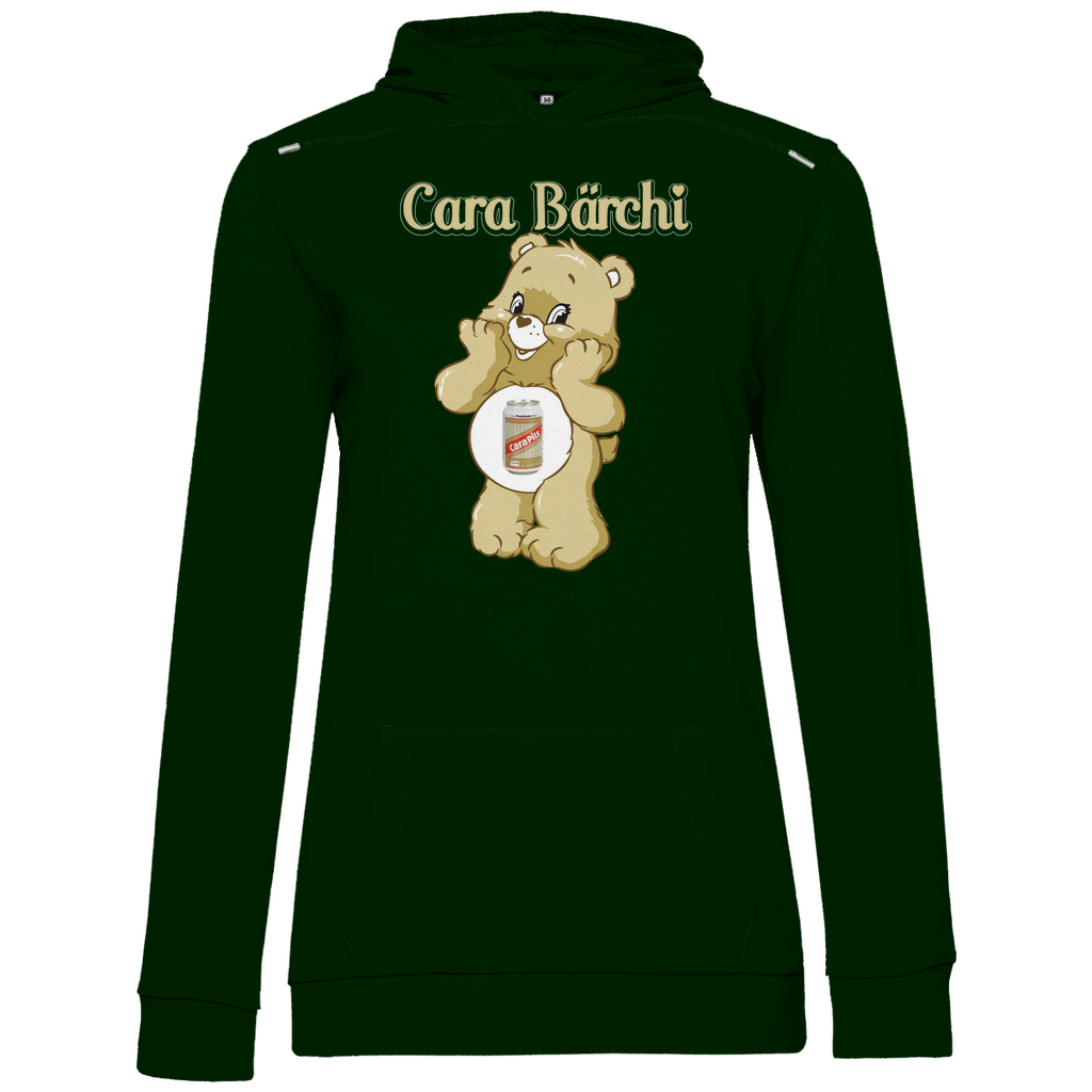 Cara Bärchi - Glücksbärchi - Damen Hoodie Forest Green
