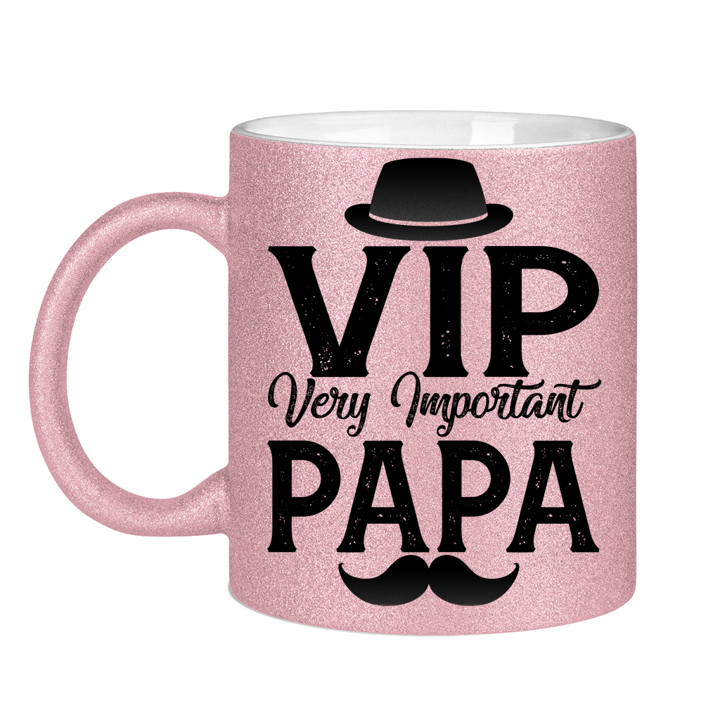 VIP very important Papa - Glitzertasse