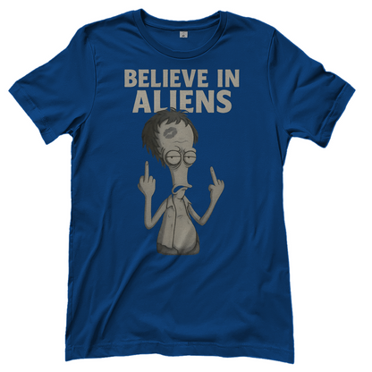 Roger Smith American Dad Believe in Aliens - Damen T-Shirt