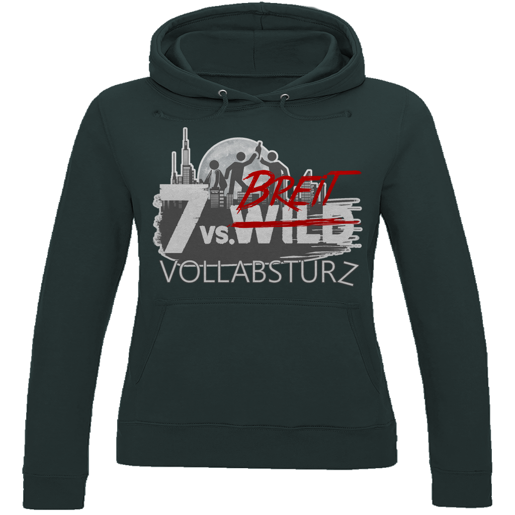 7 vs Breit Vollabsturz - Damen Hoodie