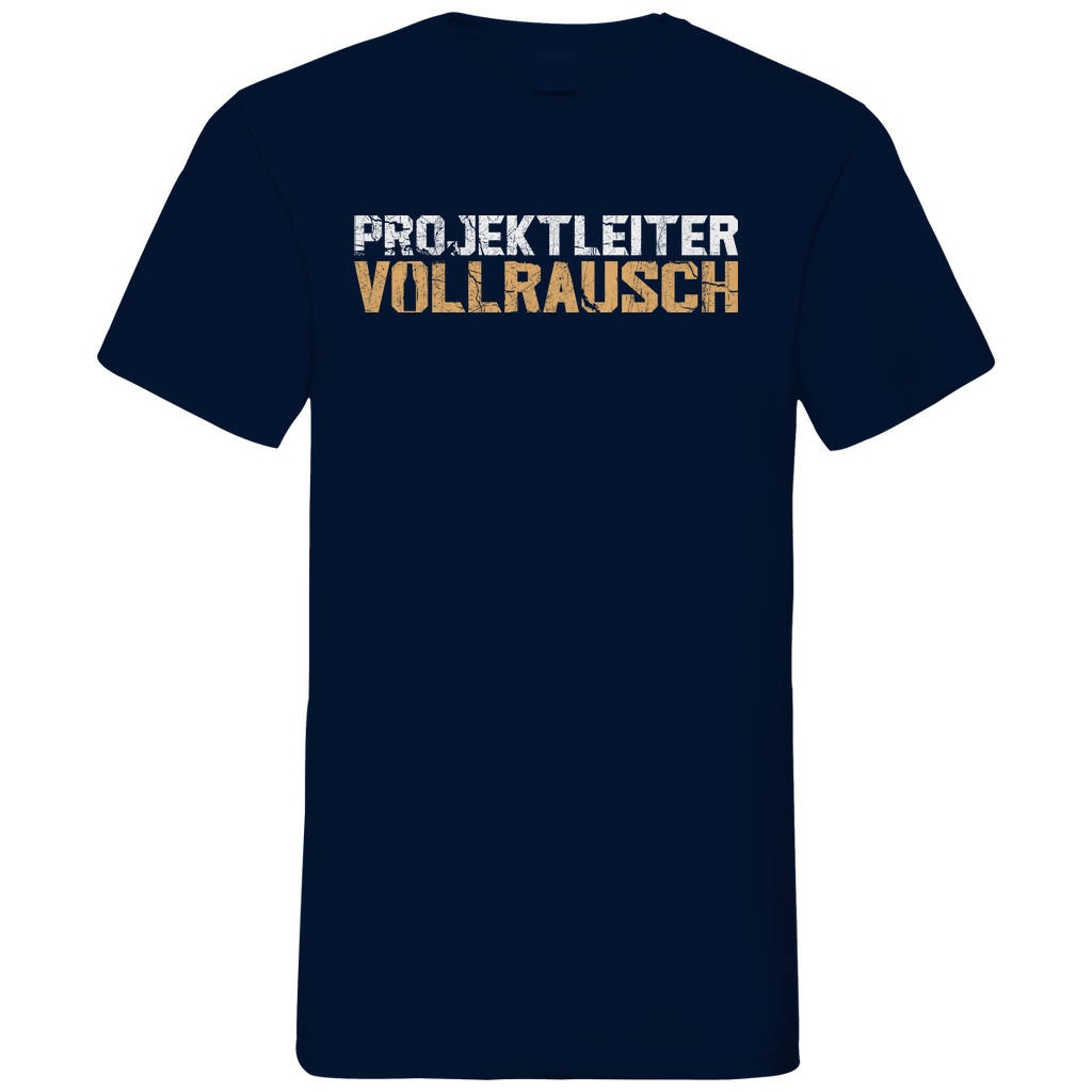 Projektleiter Vollrausch - Herren V-Neck Shirt
