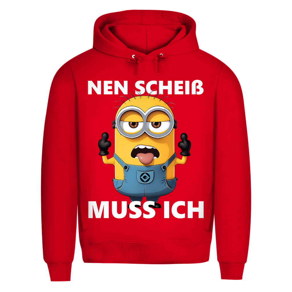 Herren Premium Bio Hoodie Nen Scheiß Muss Ich Minion