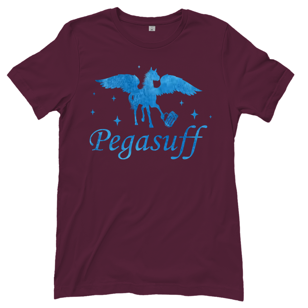 Pegasuff - Prinzessin Aquarell - Damenshirt Burgundy