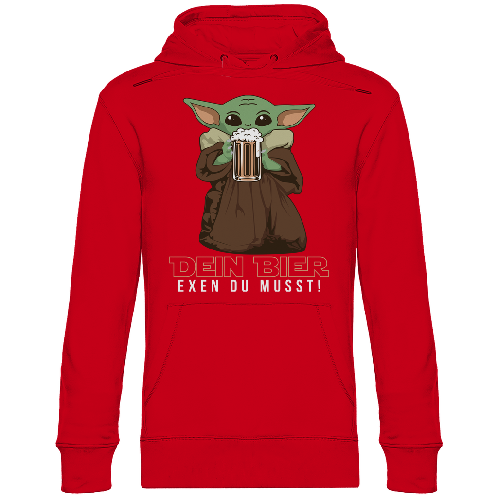 Dein Bier exen du musst Baby Yoda - Unisex Hoodie