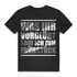 Was ihr vorglüht sauf ich zum Frühstück – Männer Funshirt für Party & Saufen Black