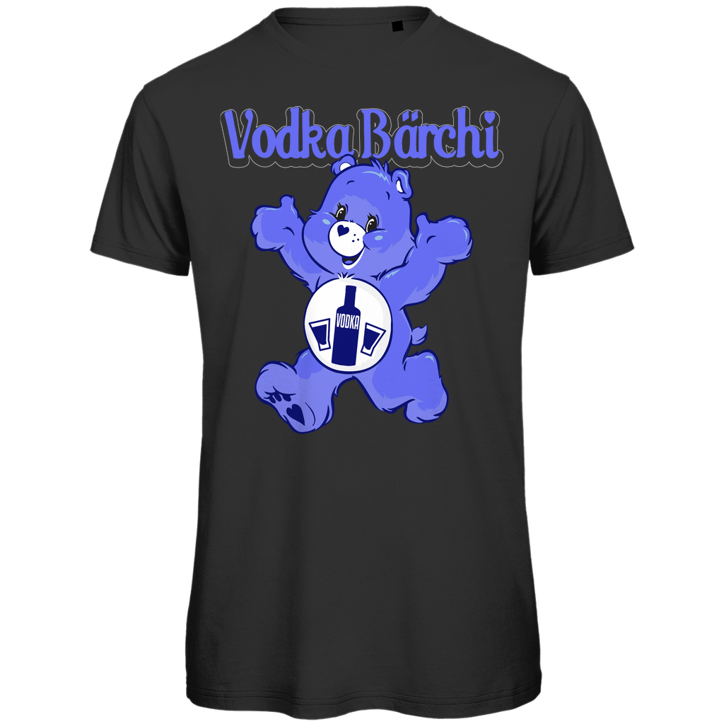 Vodka Bärchi Glücksbärchi - Herren Premium Bio T-Shirt Black