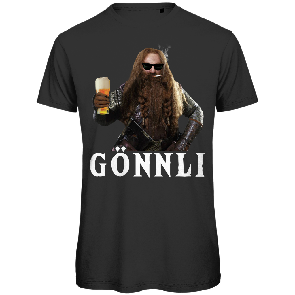 Gönnli Gimli - Herren Premium Bio T-Shirt Black