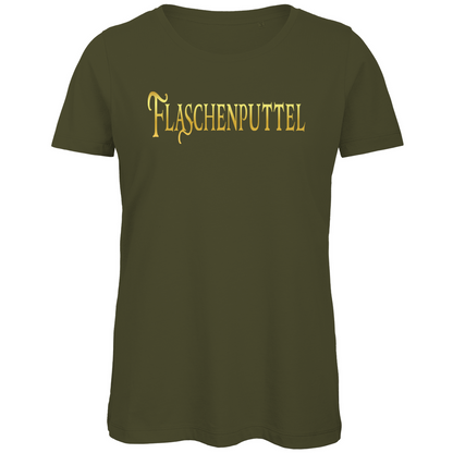 Flaschenputtel - Prinzessin Gold - Damen Premium Bio T-Shirt Khaki