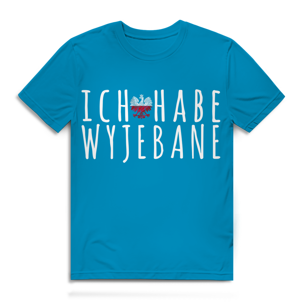 Wyjebane Shirt Männer – Lustiges Polska T-Shirt mit Spruch und polnischem Adler