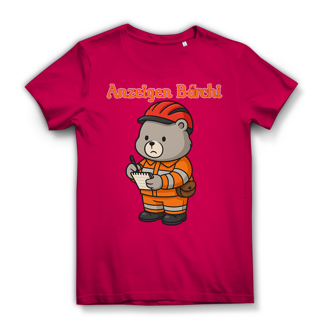 Anzeigen Bärchi - Glücksbärchi - Damen Premium Bio T-Shirt Fuchsia
