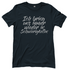 Ich bin die Laute Gruppendesigns - Ich bringe Schwierigkeiten - Damenshirt Dark Grey Solid