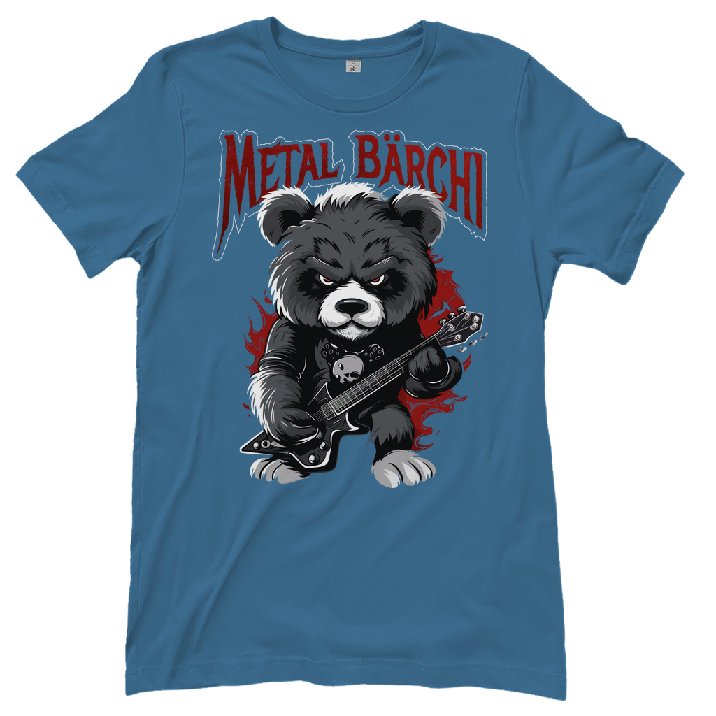 Metal Bärchi - Glücksbärchi - Damenshirt Stone Blue