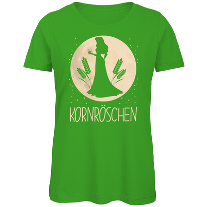 Mond Prinzessin - Kornröschen - Damen Premium Bio T-Shirt Real Green