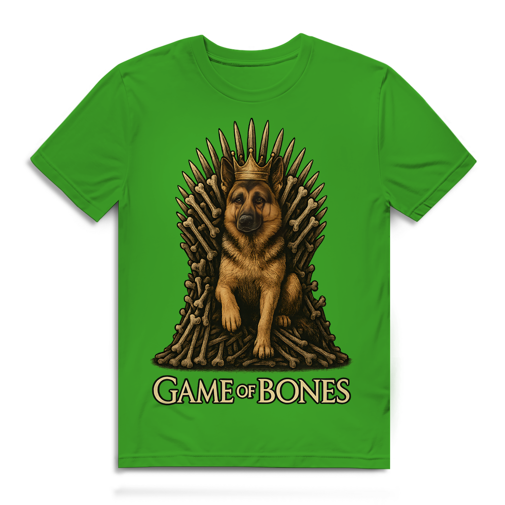 Game of Bones Schäferhund Hunde - Herren Premium Bio T-Shirt Real Green