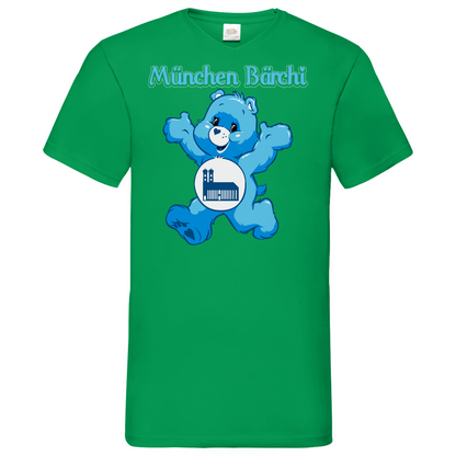 München Bärchi - Glücksbärchi - Herren V-Neck Shirt