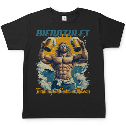 Bierathlet Training auf hohem Niveau - Herren Shirt Black