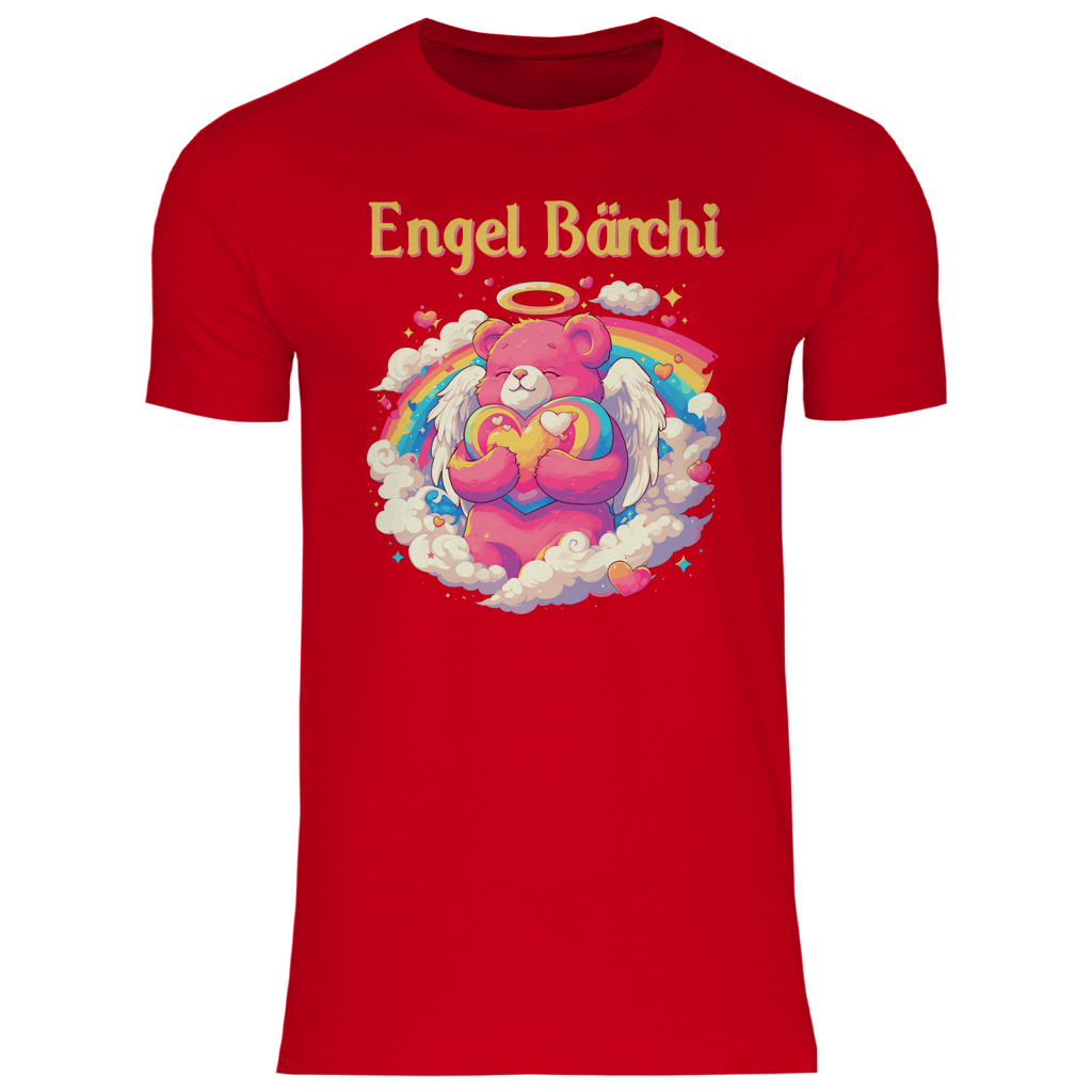 Engel Bärchi - Glücksbärchi - Herren Shirt Red