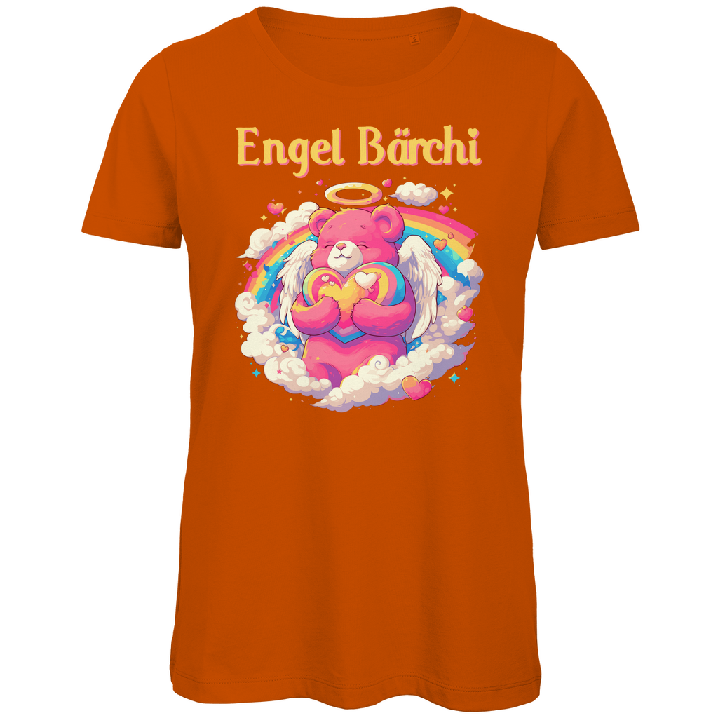 Engel Bärchi - Glücksbärchi - Damen Premium Bio T-Shirt Urban Orange