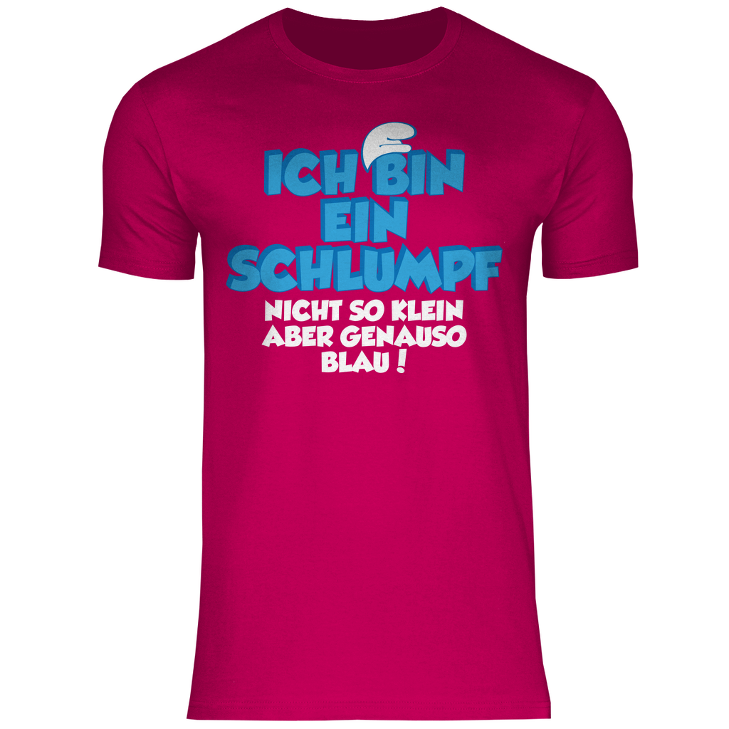 Ich bin ein Schlumpf nicht so klein aber genauso blau - Herren Shirt