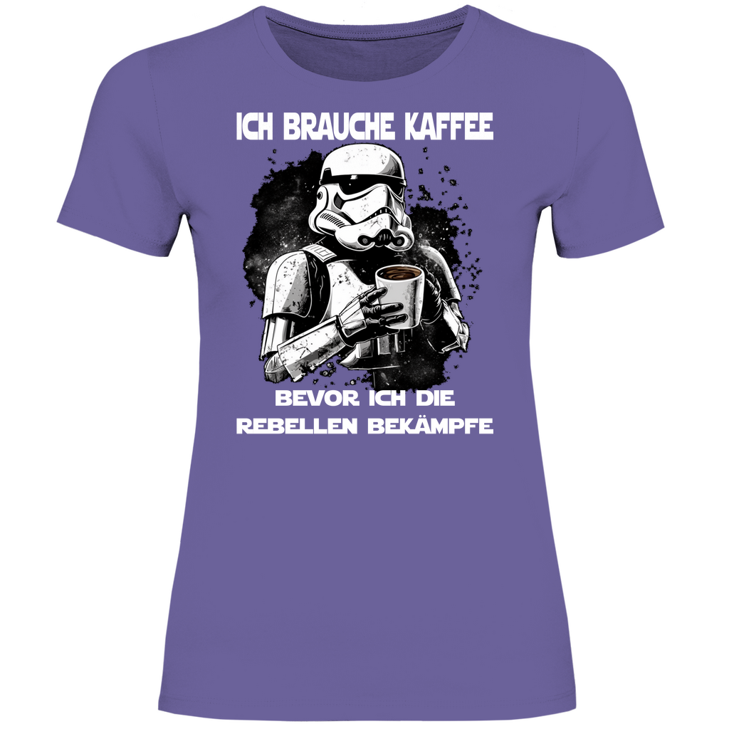 Ich brauche Kaffee - Stormtrooper - Damenshirt