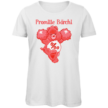 Promille Bärchi - Glücksbärchi - Damen Premium Bio T-Shirt White