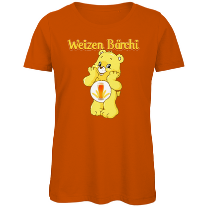 Weizen Bärchi - Glücksbärchi - Damen Premium Bio T-Shirt Urban Orange