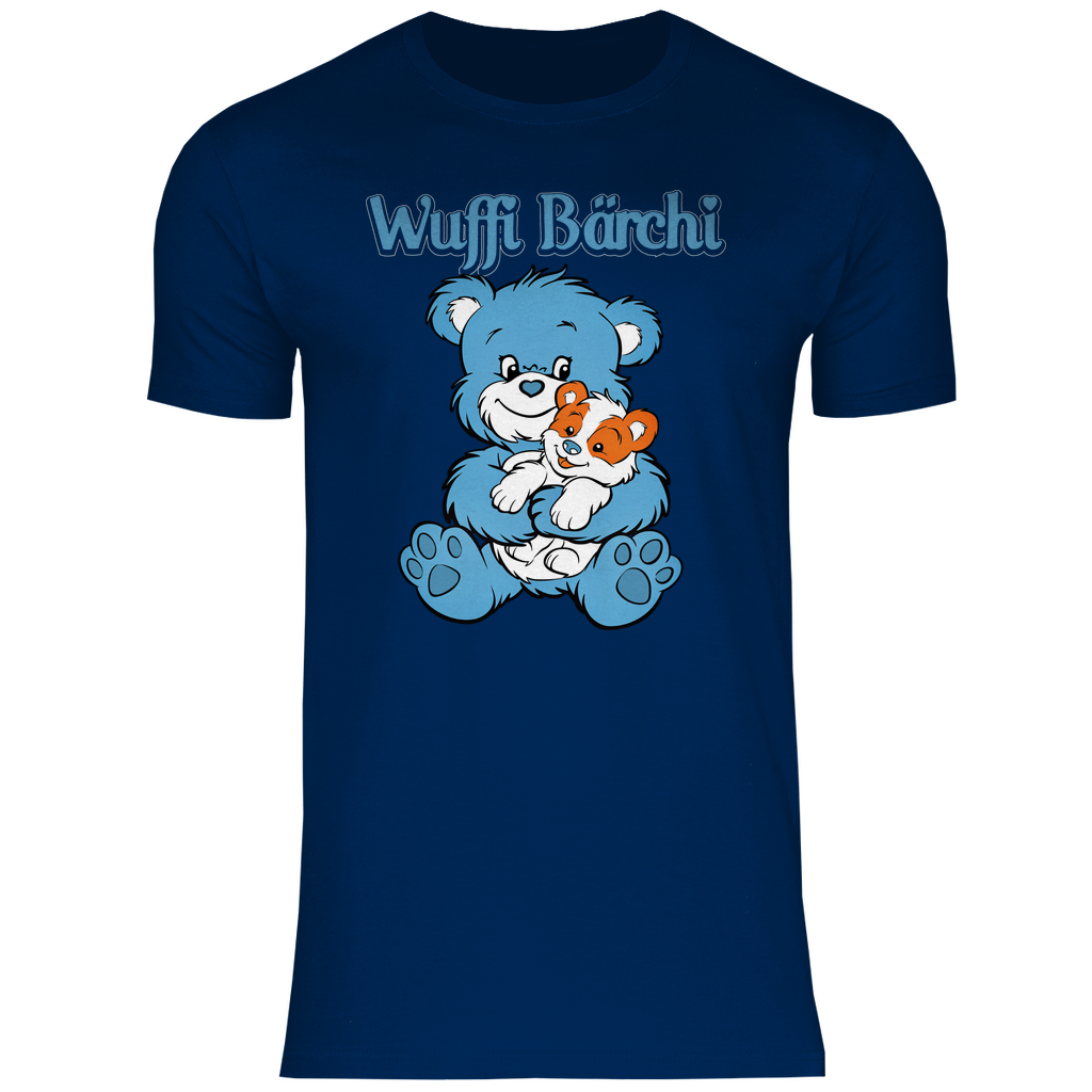 Wuffi Bärchi - Glücksbärchi - Herren Shirt Navy