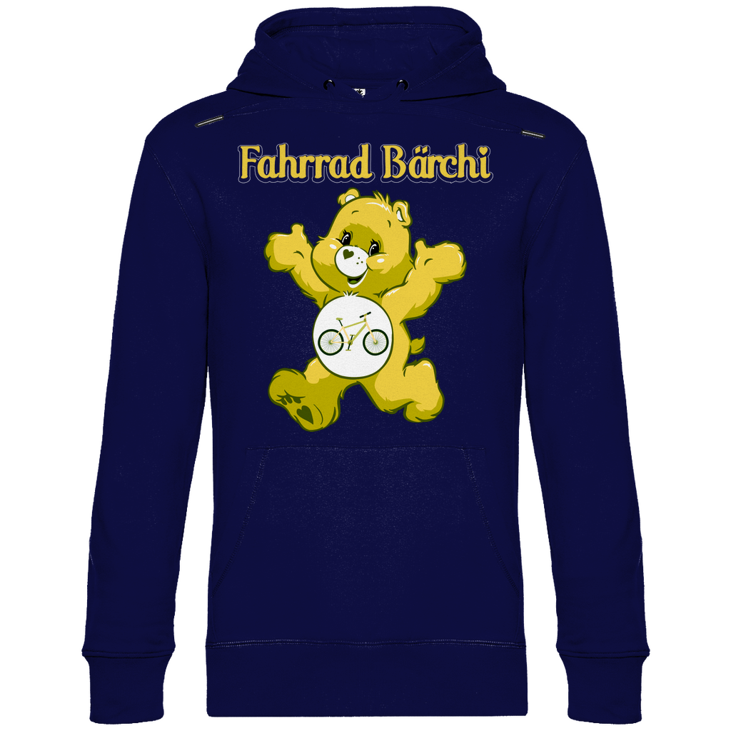 Fahrrad Bärchi - Glücksbärchi - Unisex Hoodie Navy Blue