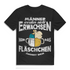Männer werden nicht erwachsen – nur das Fläschchen ändert sich Bier T-Shirt Black