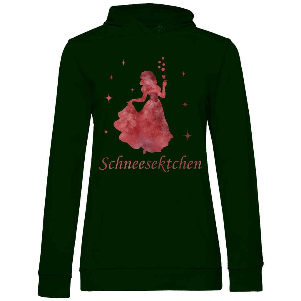 Schneesektchen - Prinzessin Aquarell - Damen Hoodie Forest Green