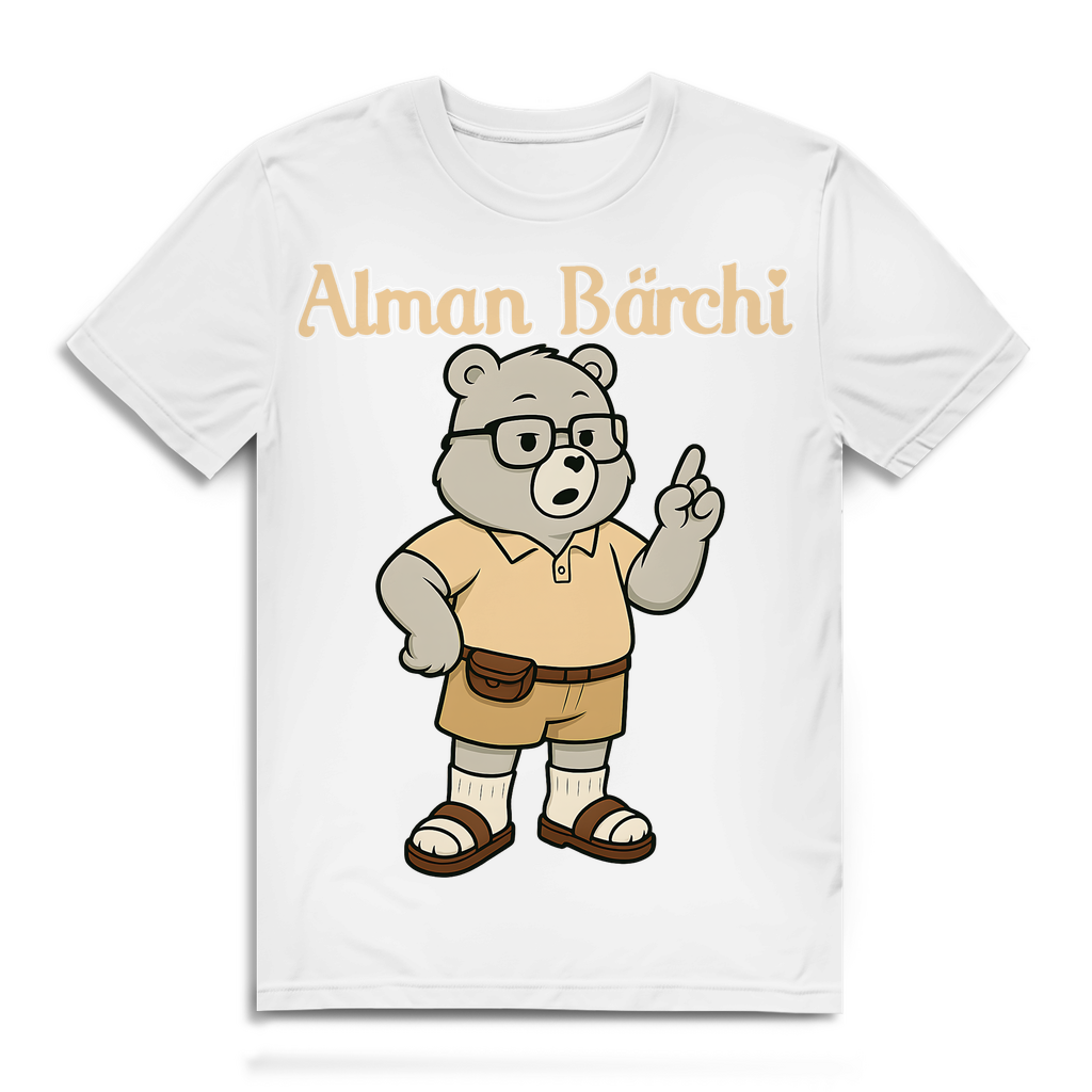 Alman Bärchi - Glücksbärchi - Herren Premium Bio T-Shirt White