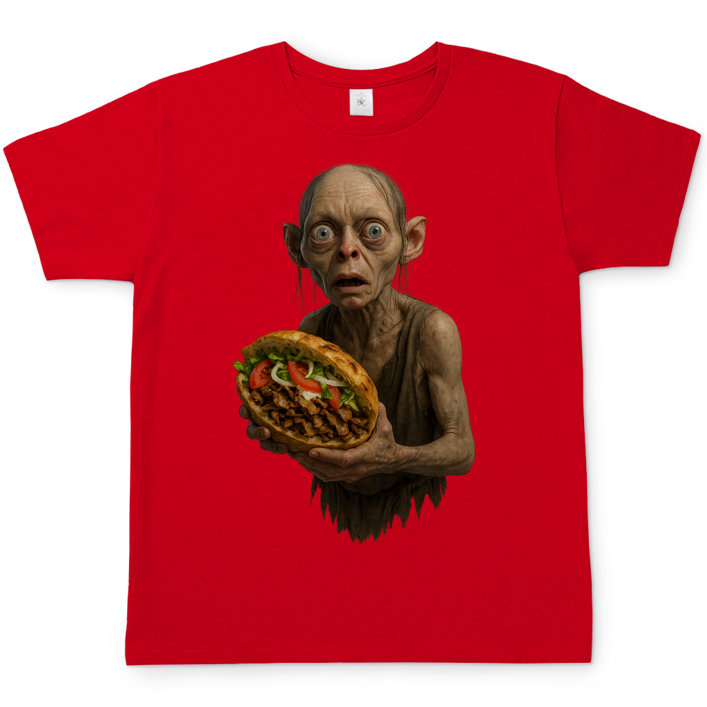 Döner mein Schatz Gollum LOTR - Herren T-Shirt Red