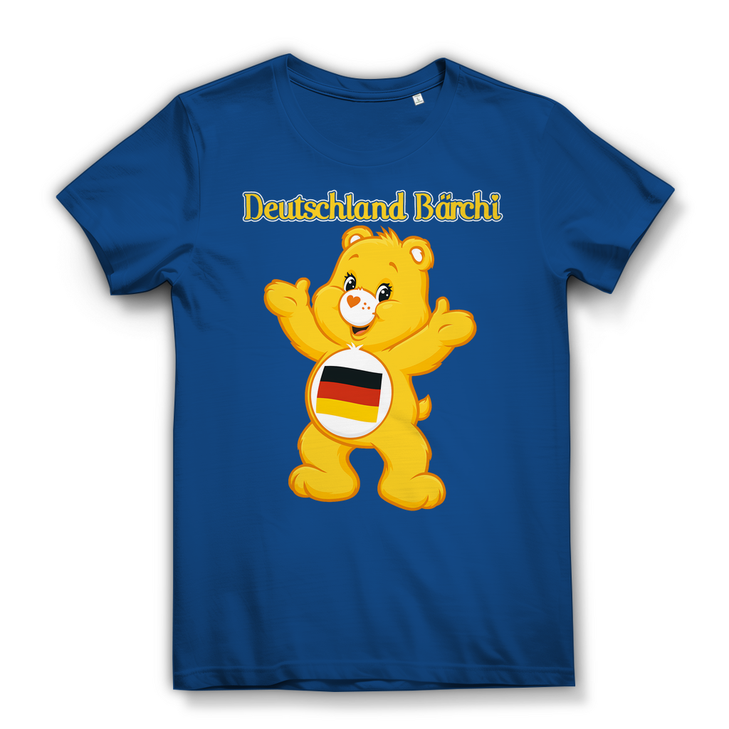 Deutschland Bärchi - Glücksbärchi - Damen Premium Bio T-Shirt Royal Blue