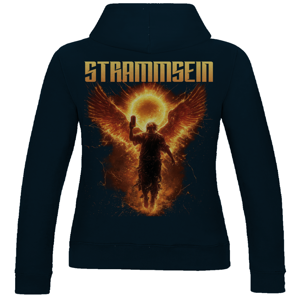 Strammsein Du Ich Wir Bier - Damen Hoodie