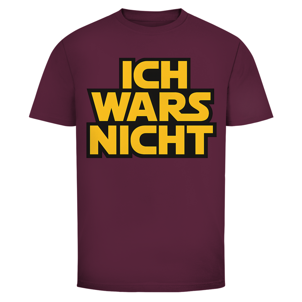 Ich Wars Nicht - Herren T-Shirt Burgundy